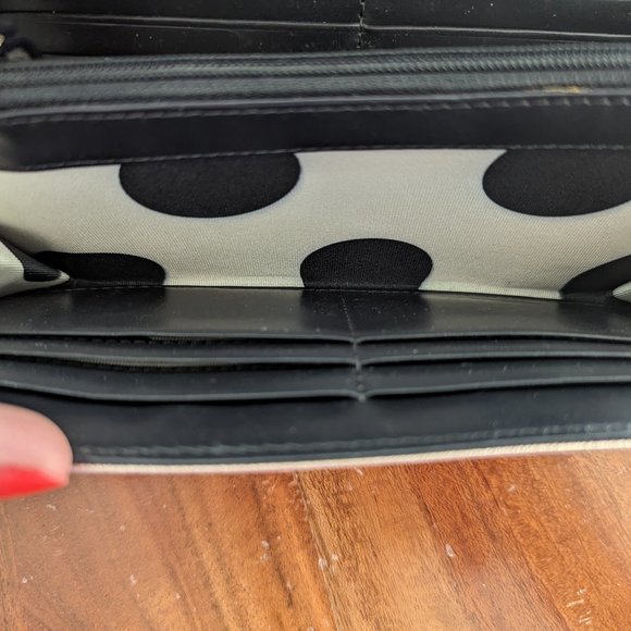 Kate Spade Foldover Wallet in Rose Gold Metallic - Picture 8 of 10